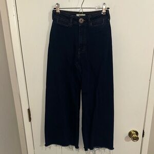 Maeve High-Waisted Wide-Leg Jeans
